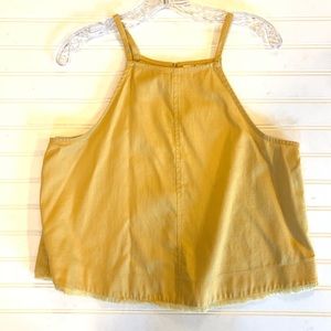Mustard Crop top